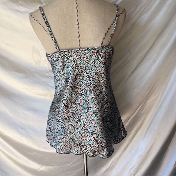 Iz Byer California Brown and blue y2k tank top - Picture 6 of 7